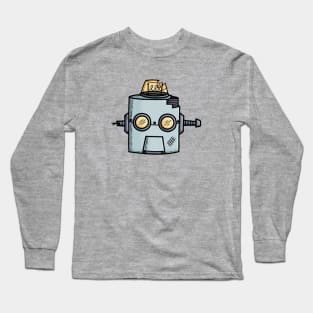 Old Robot Head Long Sleeve T-Shirt